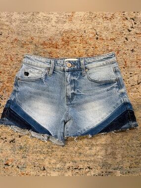 KANCAN CHERYLL HIGH RISE SHORTS RACER STRIPED